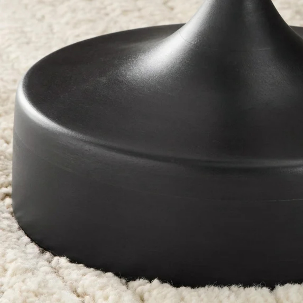 Marble Drink Table Black Marble