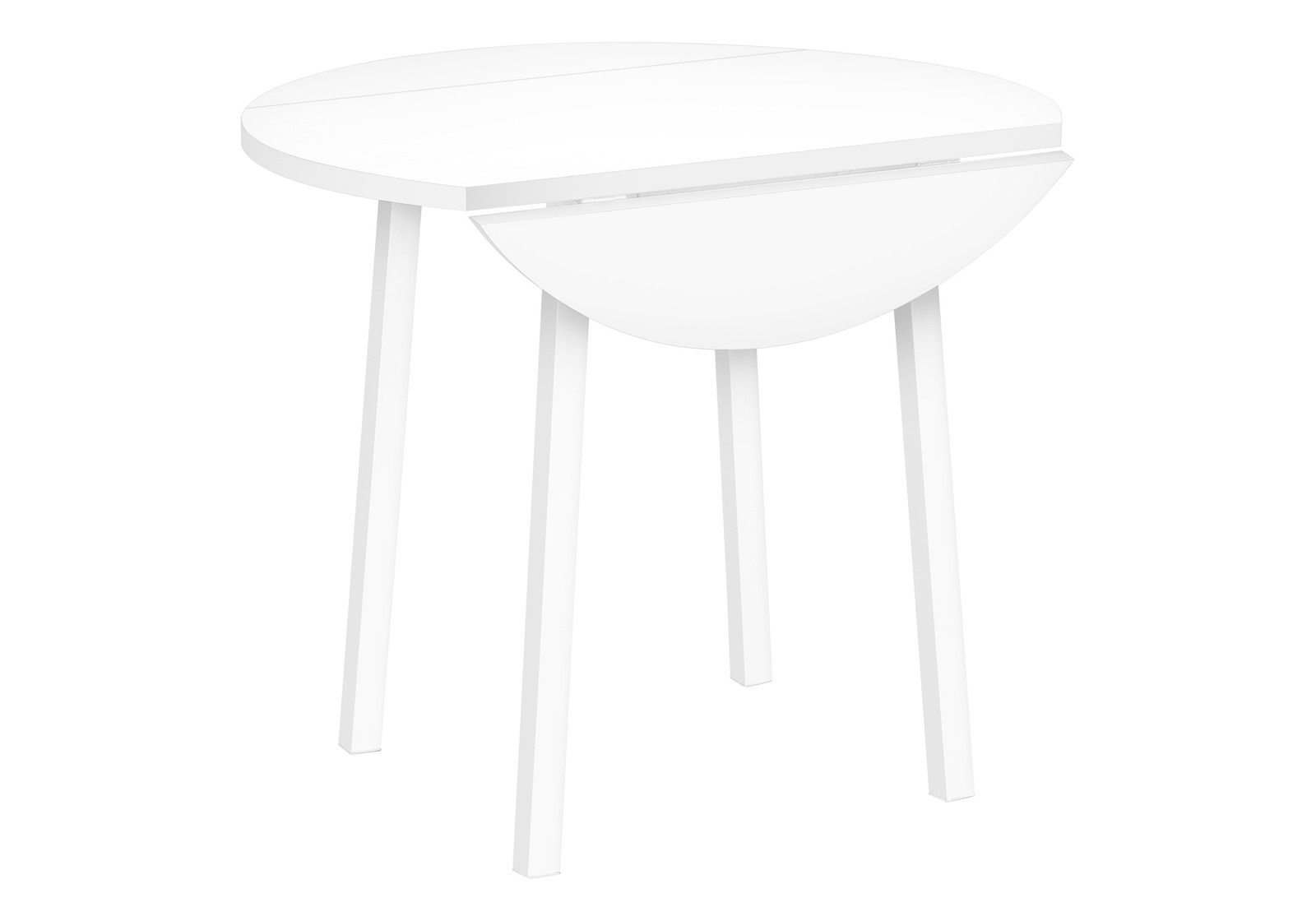 Dining Table Set, 3pcs Set, Small, 35″ Drop Leaf, Kitchen