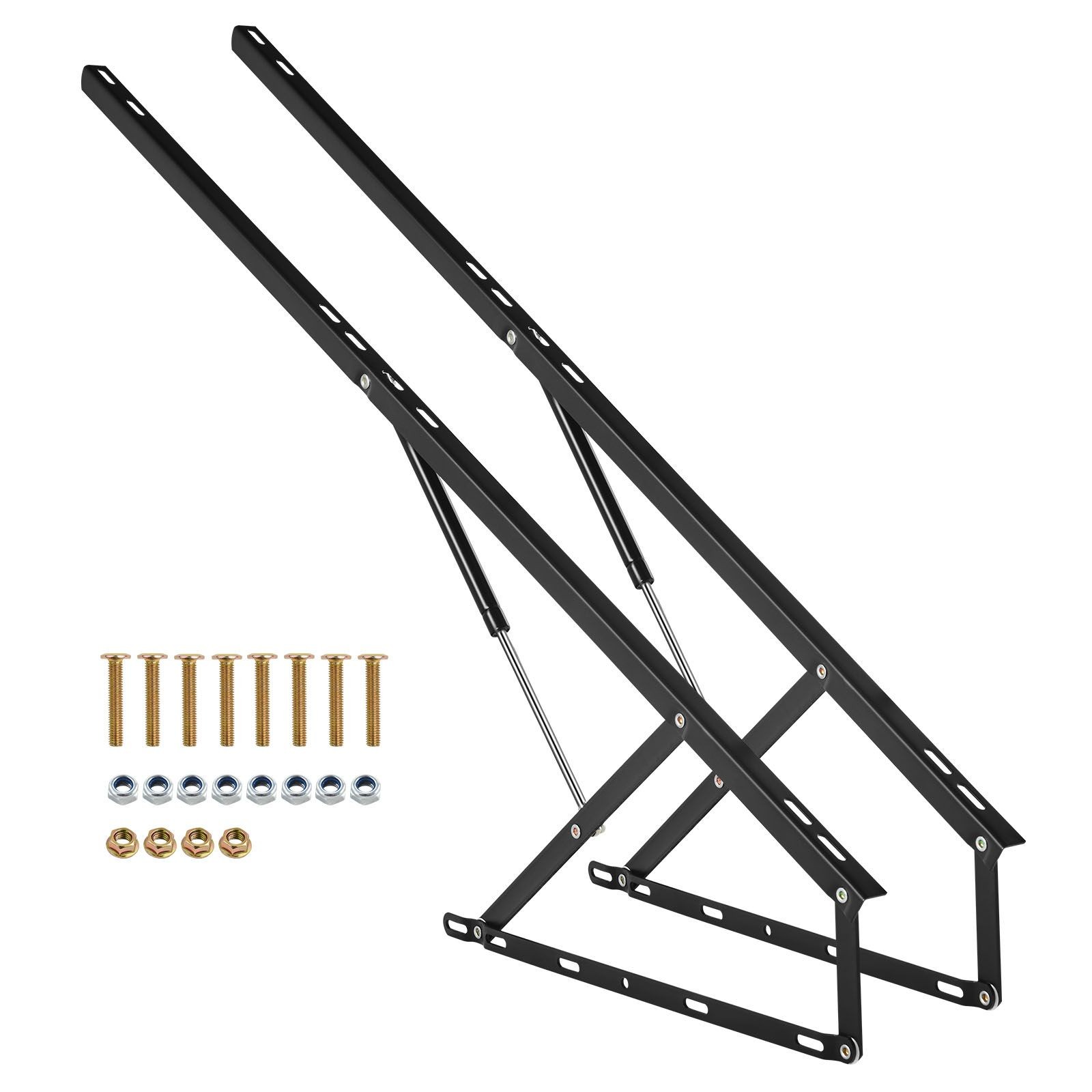 Steel Wall Bed Lift 59x79in, Pneumatic Gas Rods