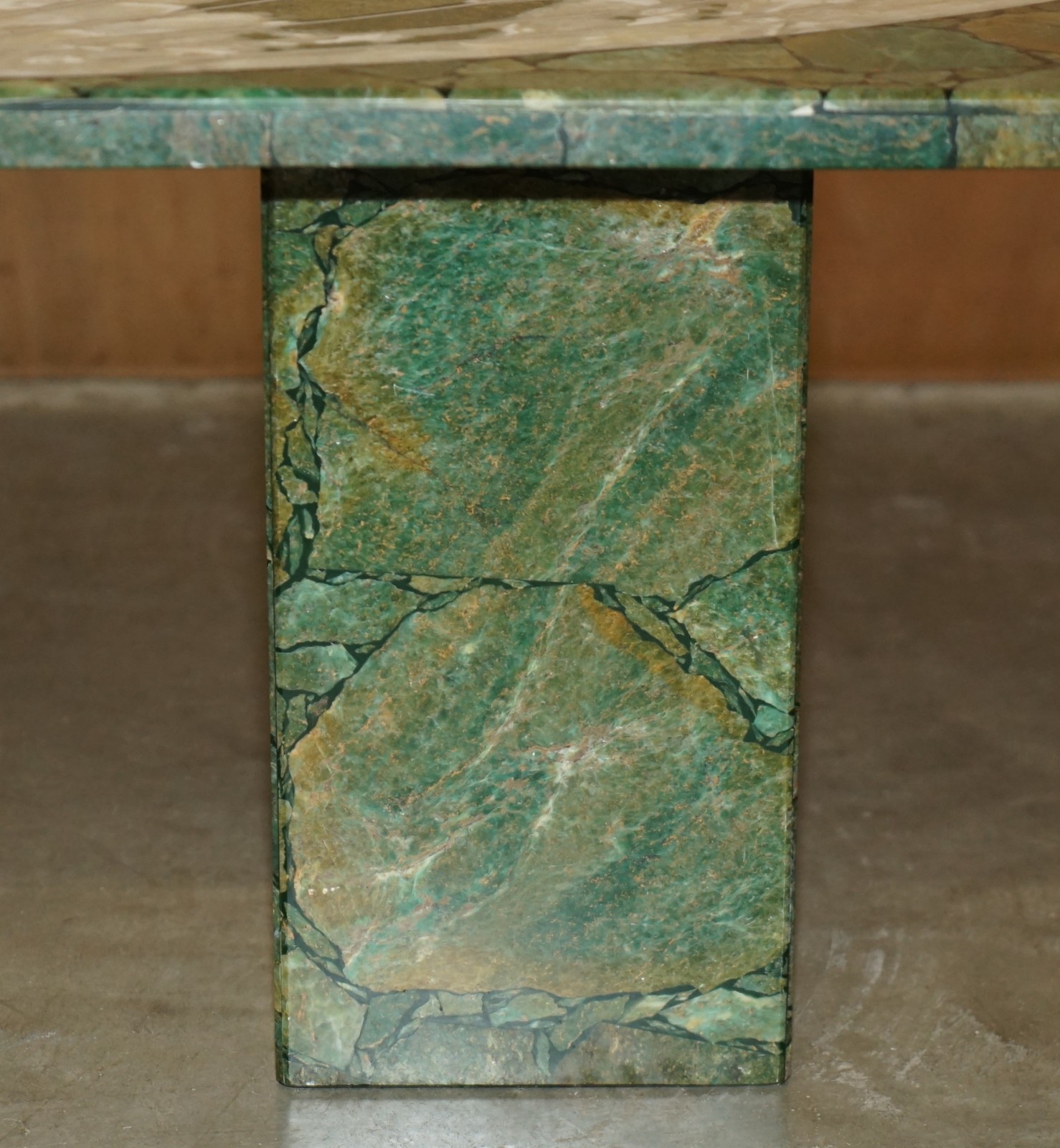 MID CENTURY MODERN 1950’S ITALIAN MARBLE & ONYX WORLD MAP COFFEE COCKTAIL TABLE