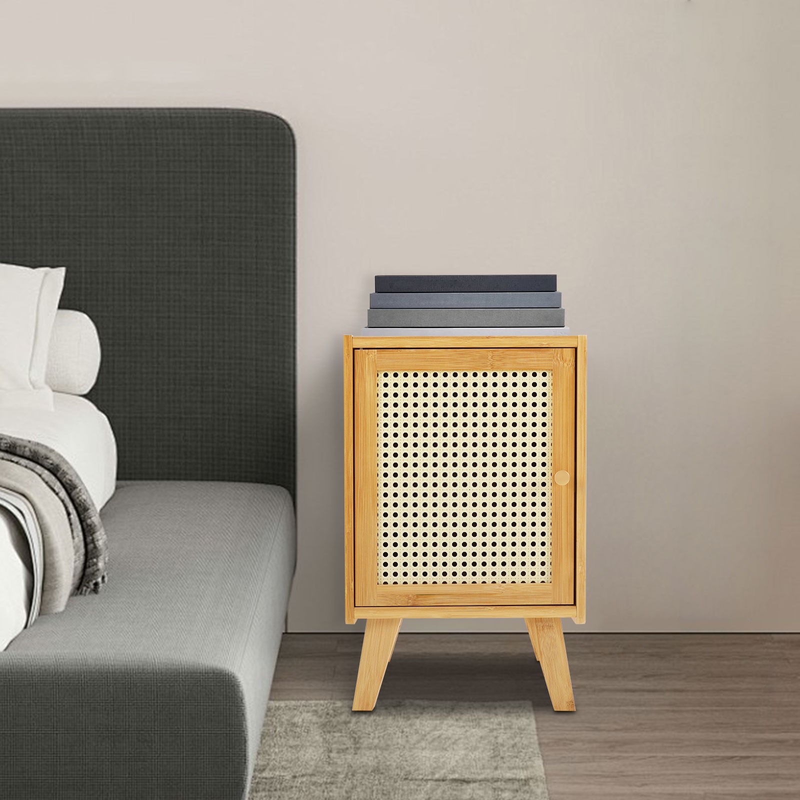 Bedside Table Side Table Bedside Table Nightstands 31*30*51cm Free Standing