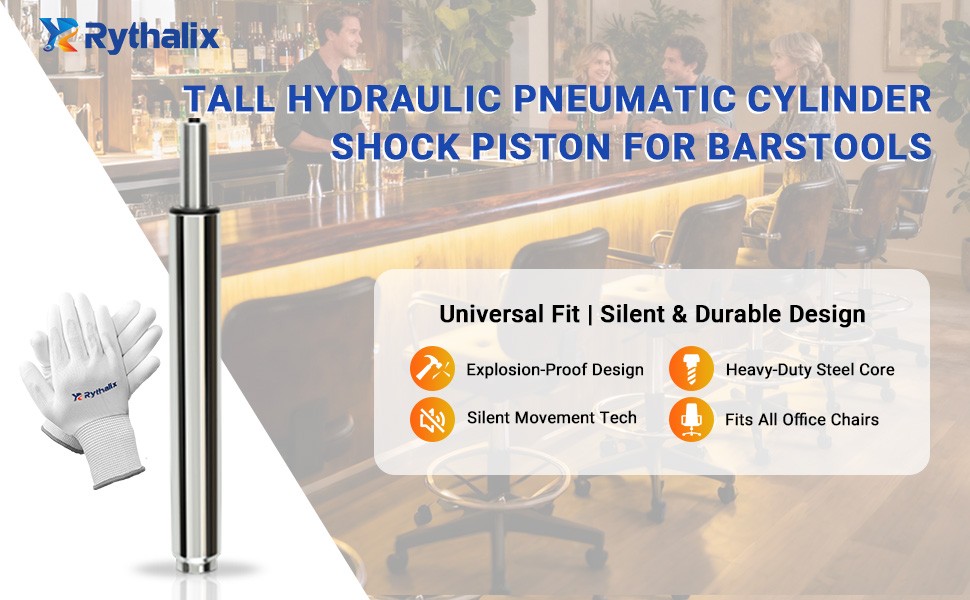 17 Inches-27 Inches Extra Long Gas Lift Cylinder Tube for Bar Stool – 10”