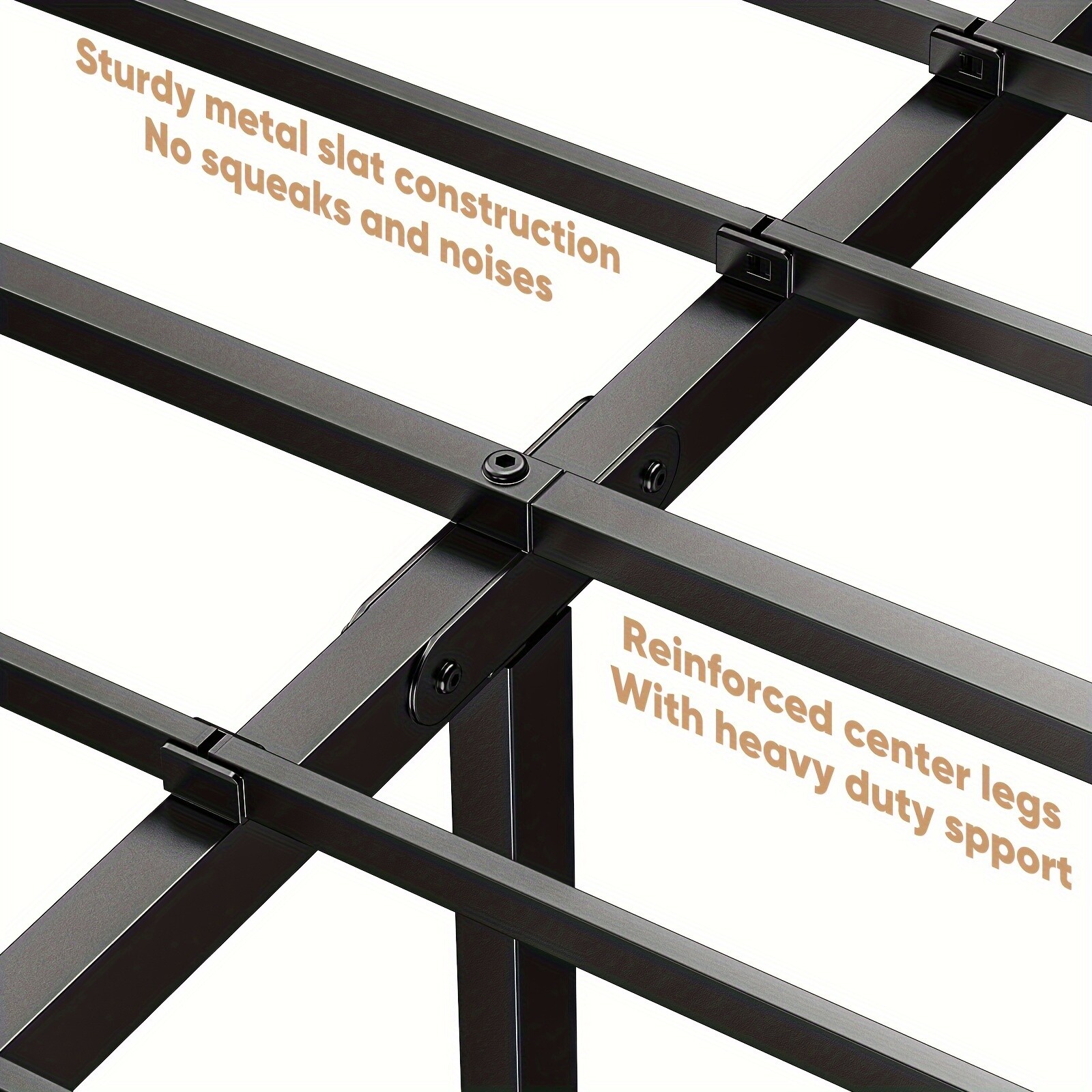 Premium Steel Bed Frame – Sturdy, Spacious & Long-Lasting for All Bed Sizes