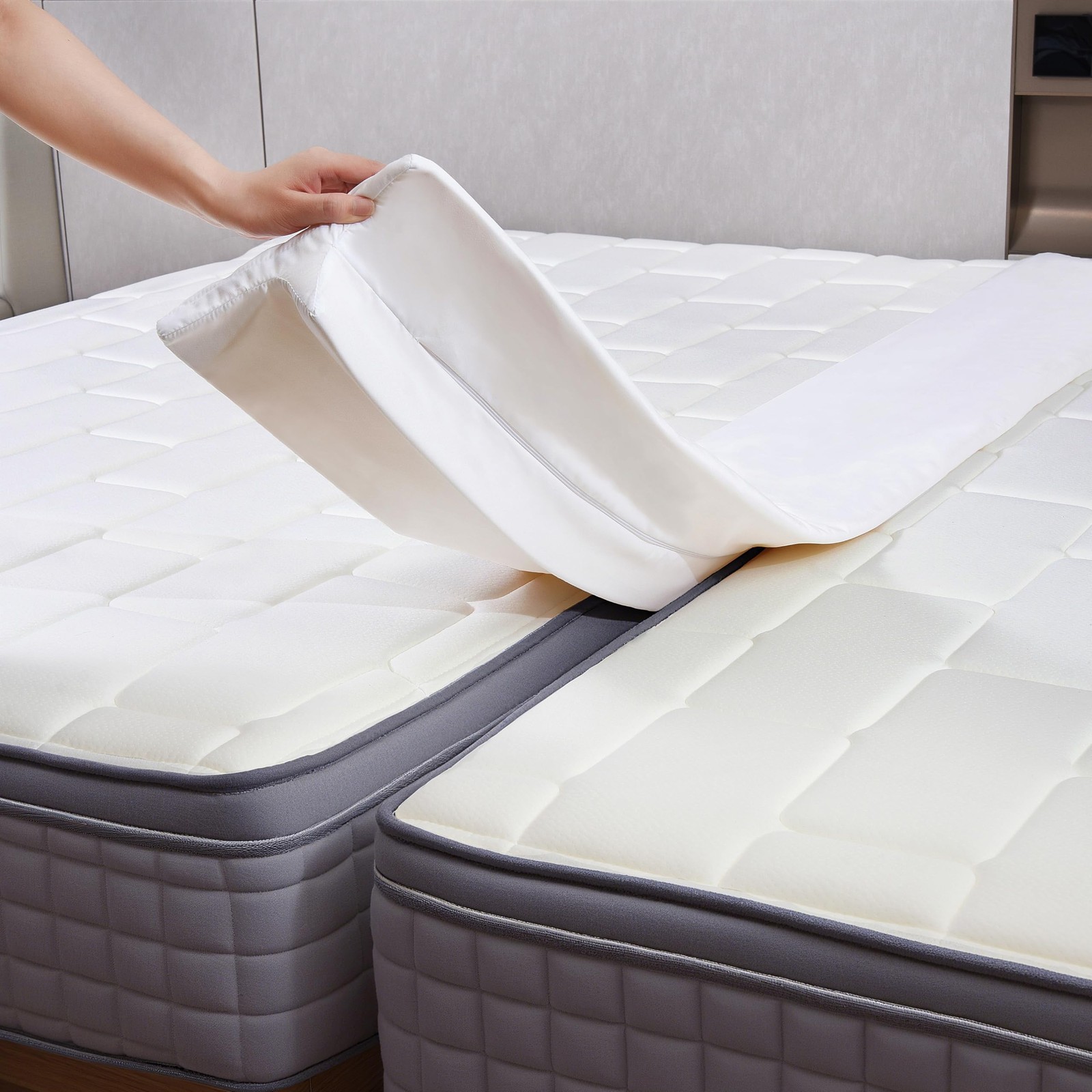 Split King Gap Filler for Adjustable Bed, Twin to King Bed Converter,Bed Gap