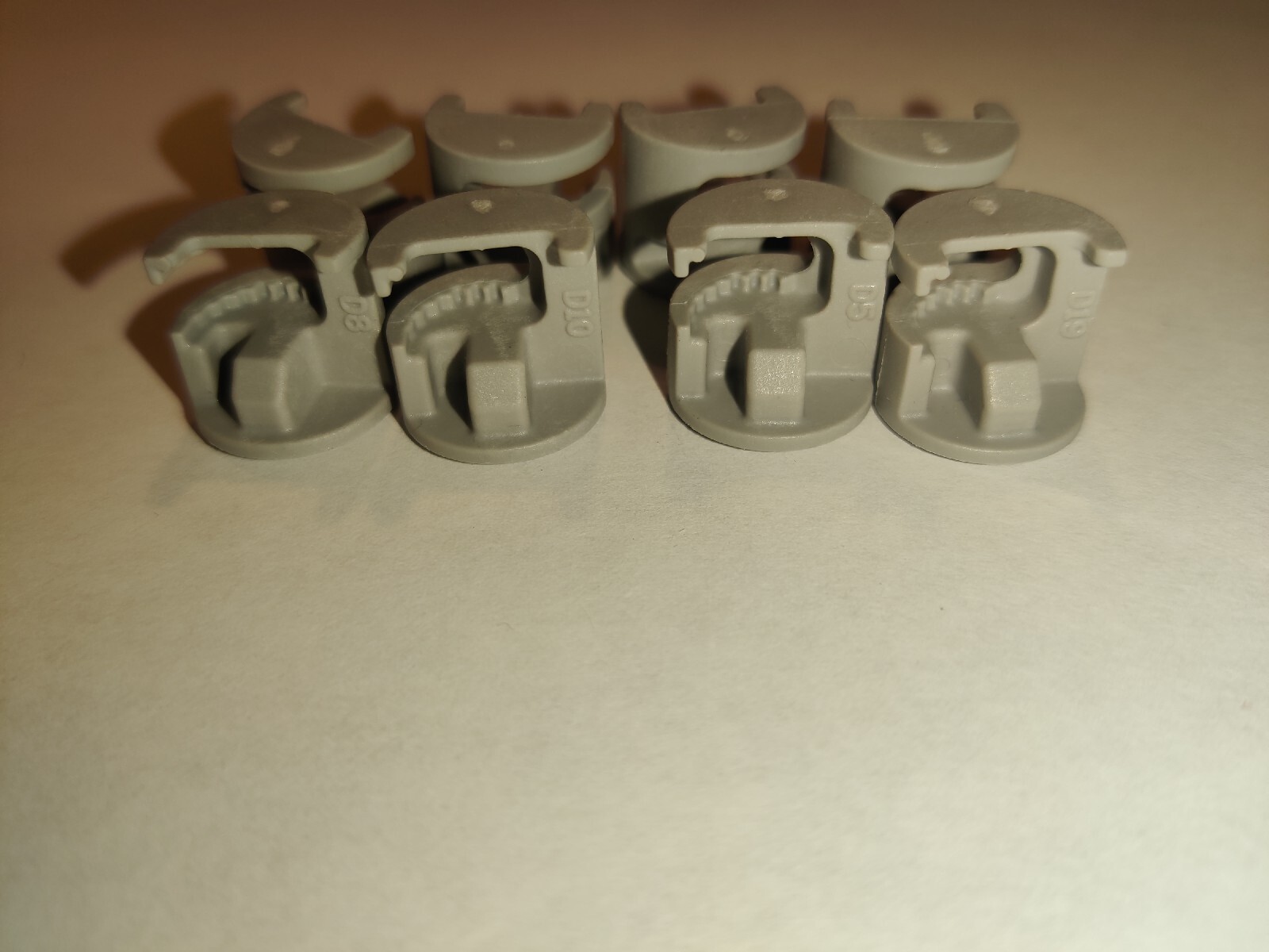 Ikea Plastic cam lock nuts, Part # 119030 118224, gray (8 pack) – NEW /J