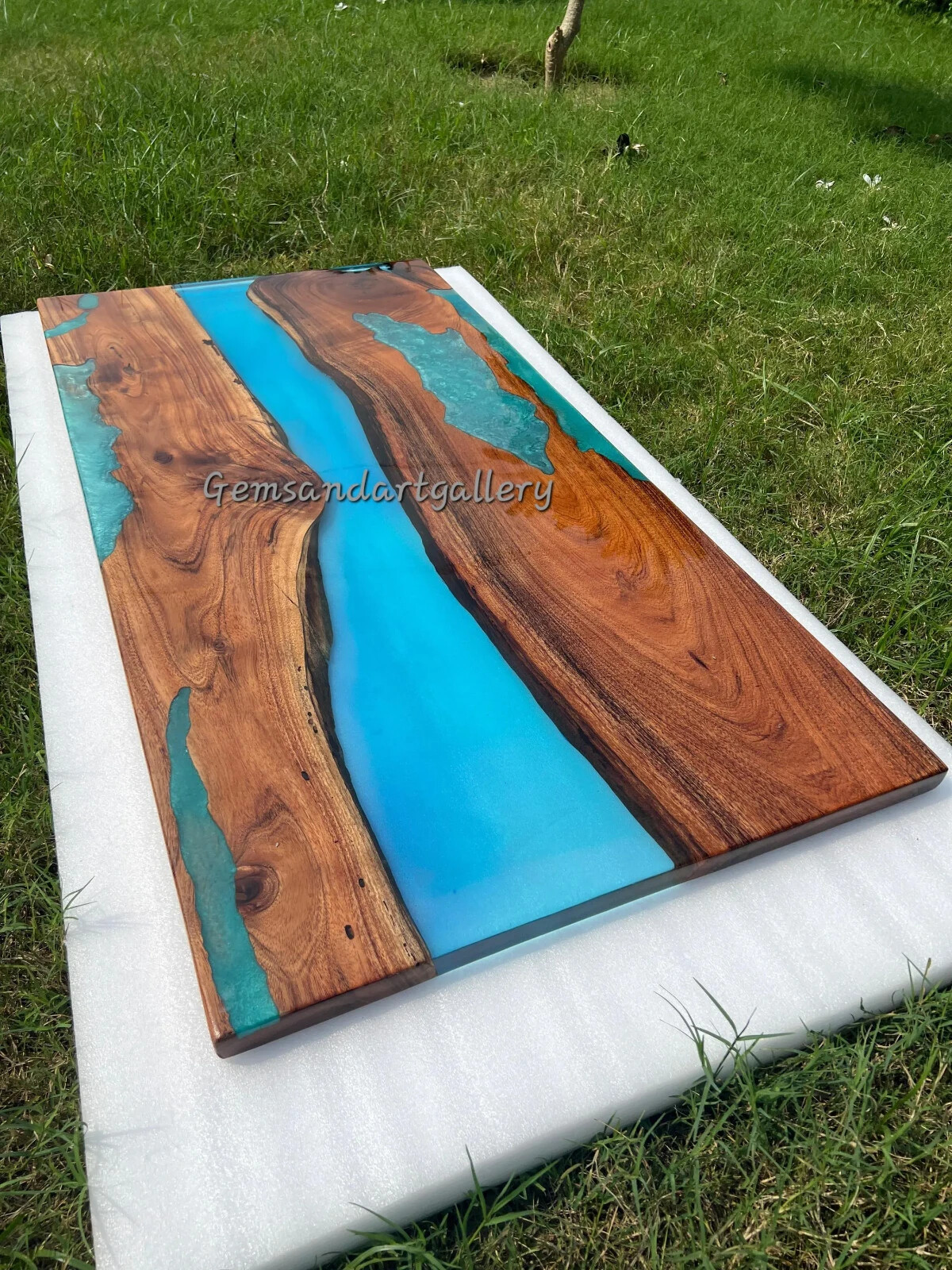 Epoxy Table Top with Acacia Wood | Dining | Coffee Table Top (Customisable)