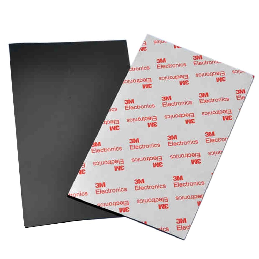 Non Slip Self Adhesive Silicone Cuttable Furniture Pads, 2-Piece Black, Black