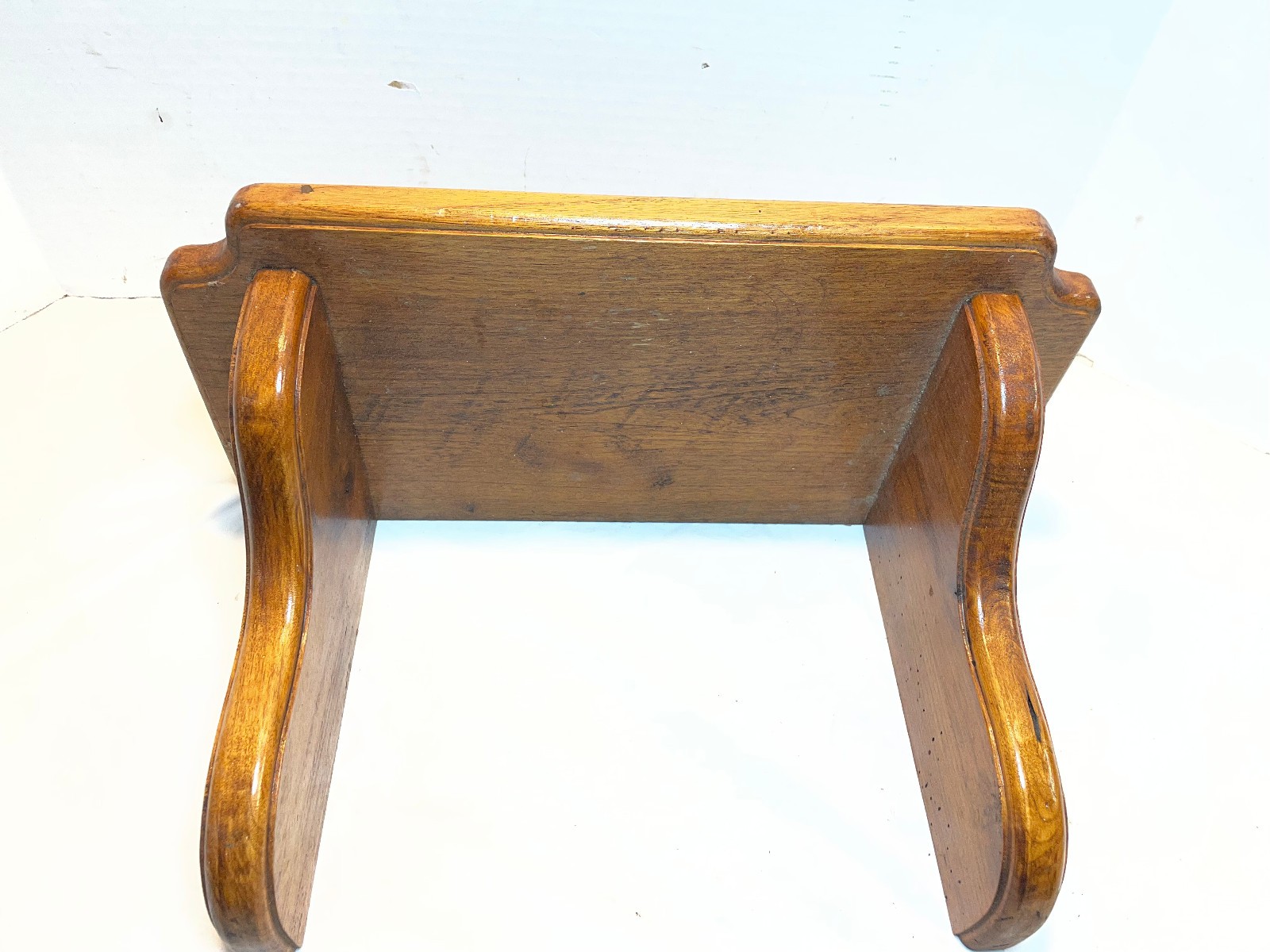 Vintage Rustic Country Hard Wood Wall Shelf Primitive Decor 15.75 x 9.5 x 8