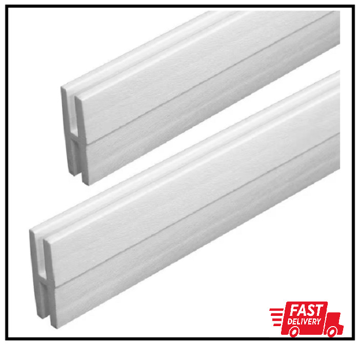 4 Ft. White Vinyl Lattice Divider (2-Pack)