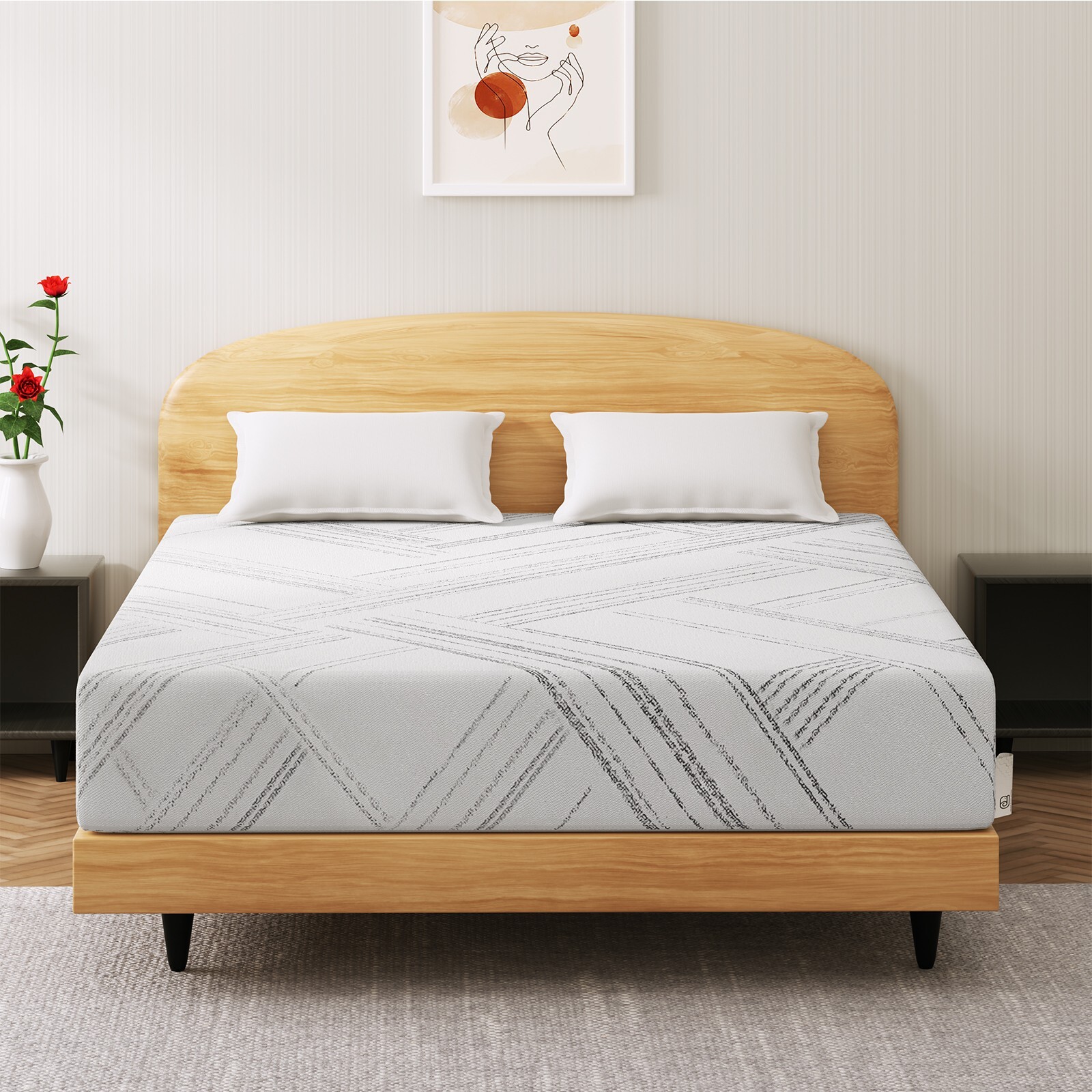 6″ 8″ 10″ 12″ 14″ Cooling Memory Foam Full Queen King Mattress,Mattress in a Box