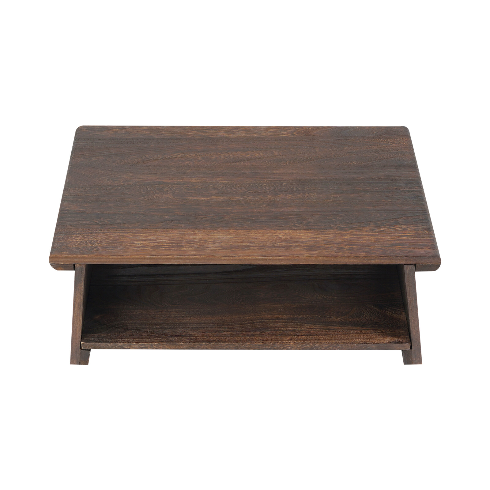 Japanese Tatami Table Folding Meditation Table Floor Tea Table Brown 7.9″ Height