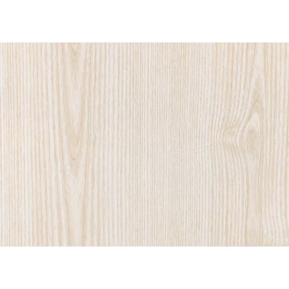 17 In. X 78 In. White Ash Self-Adhesive Drawer and Shelf Liners Decorative Wood