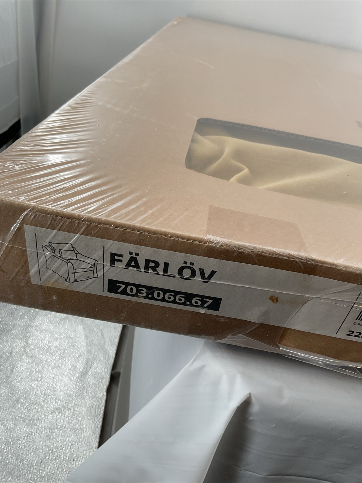 IKEA Farlov Slip Cover For Chair Yellow 703.066.67