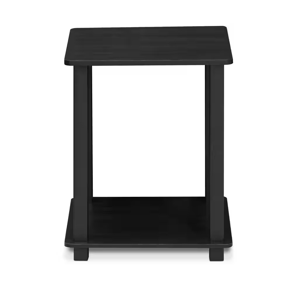 Simplistic Americano/Black End Table (2-Pack) Free Shipping New
