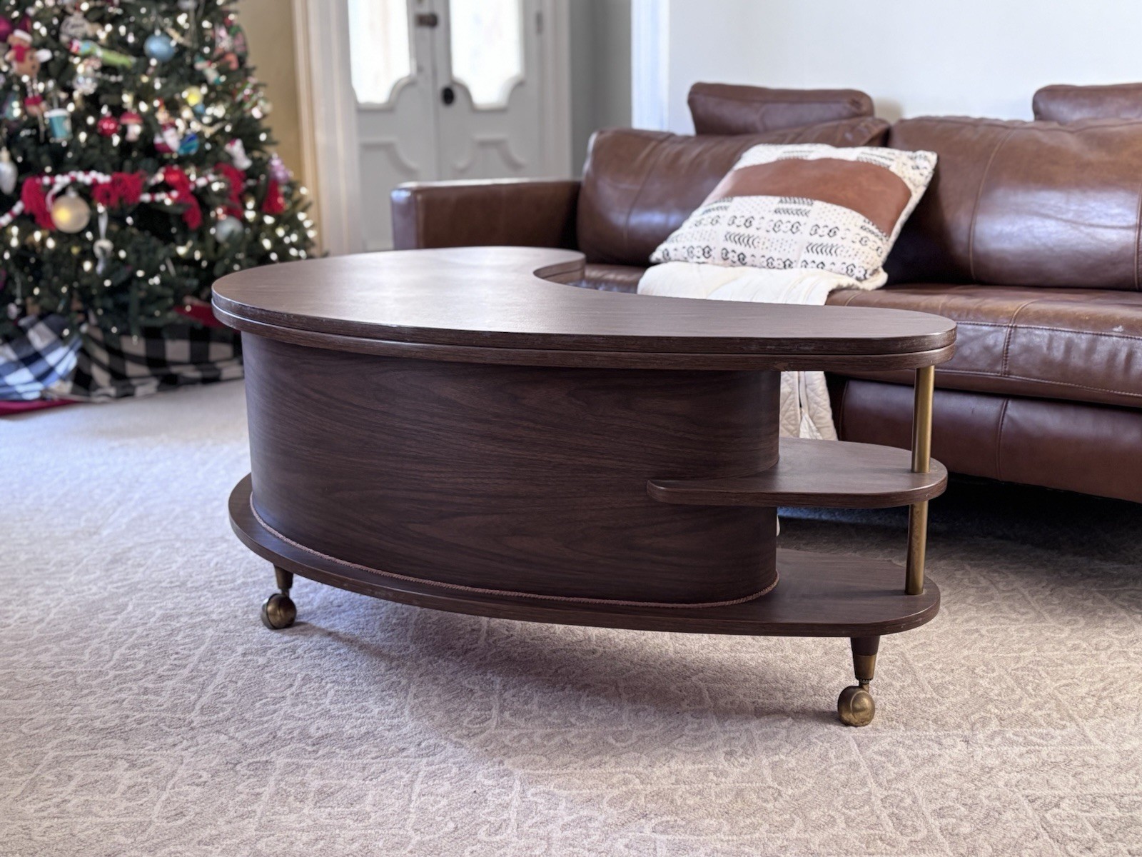 Rare 60s A.H. Stock “Grand Server” Coffee Table Bar Cabinet – Mid-Century Modern