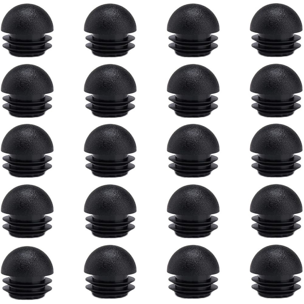 20PCS 19 mm (3/4 Inch) Plastic End Caps Plugs Chair Leg Inserts, Round Tube I…