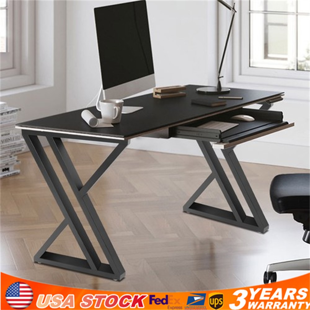 Modern Iron Table Legs X-Shaped Desk Legs Metal Furniture Dining Table Legs 2PCS