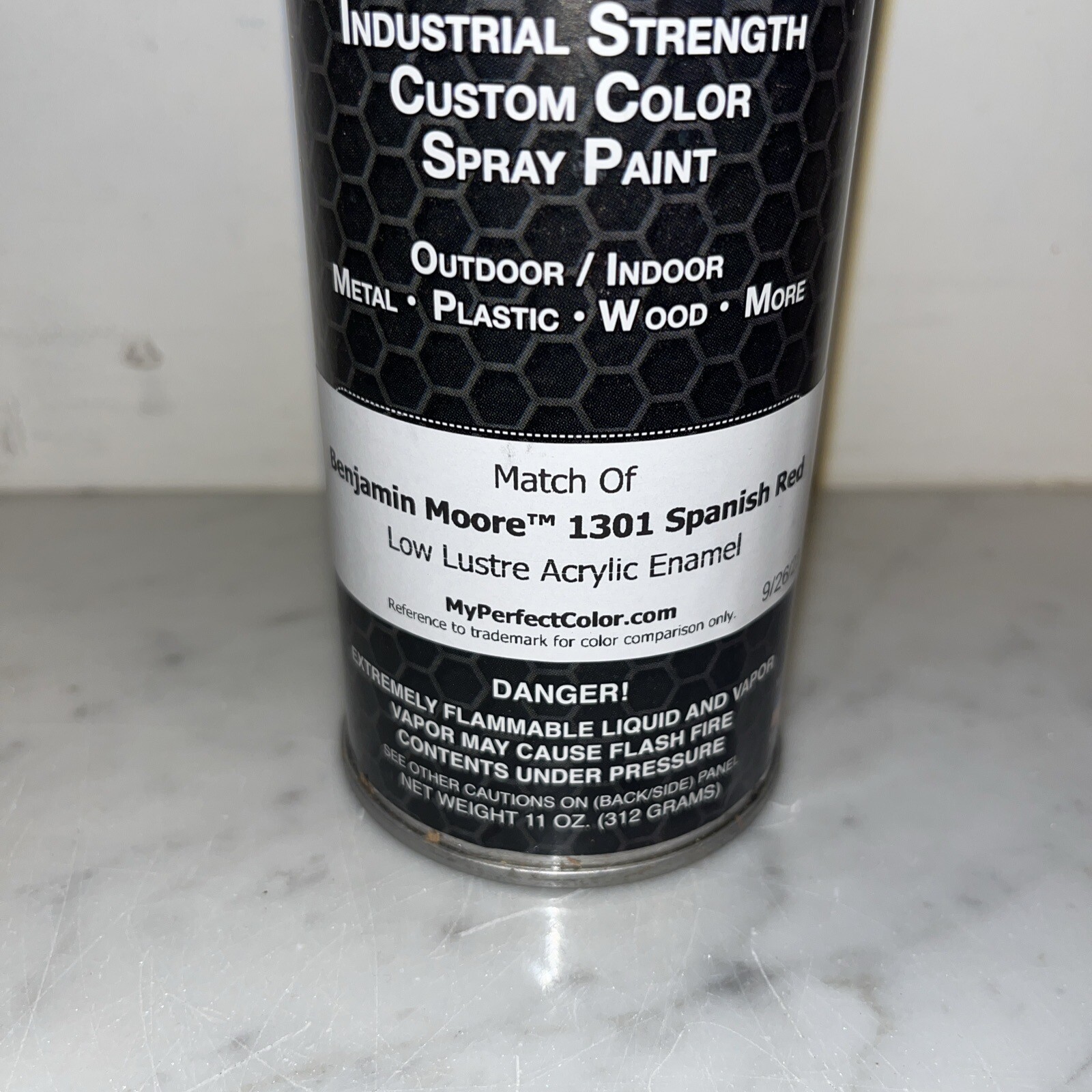 Benjamin Moore Spanish Red Spray Paint. Benjamin Moore 1301. Hendrix Spray Paint
