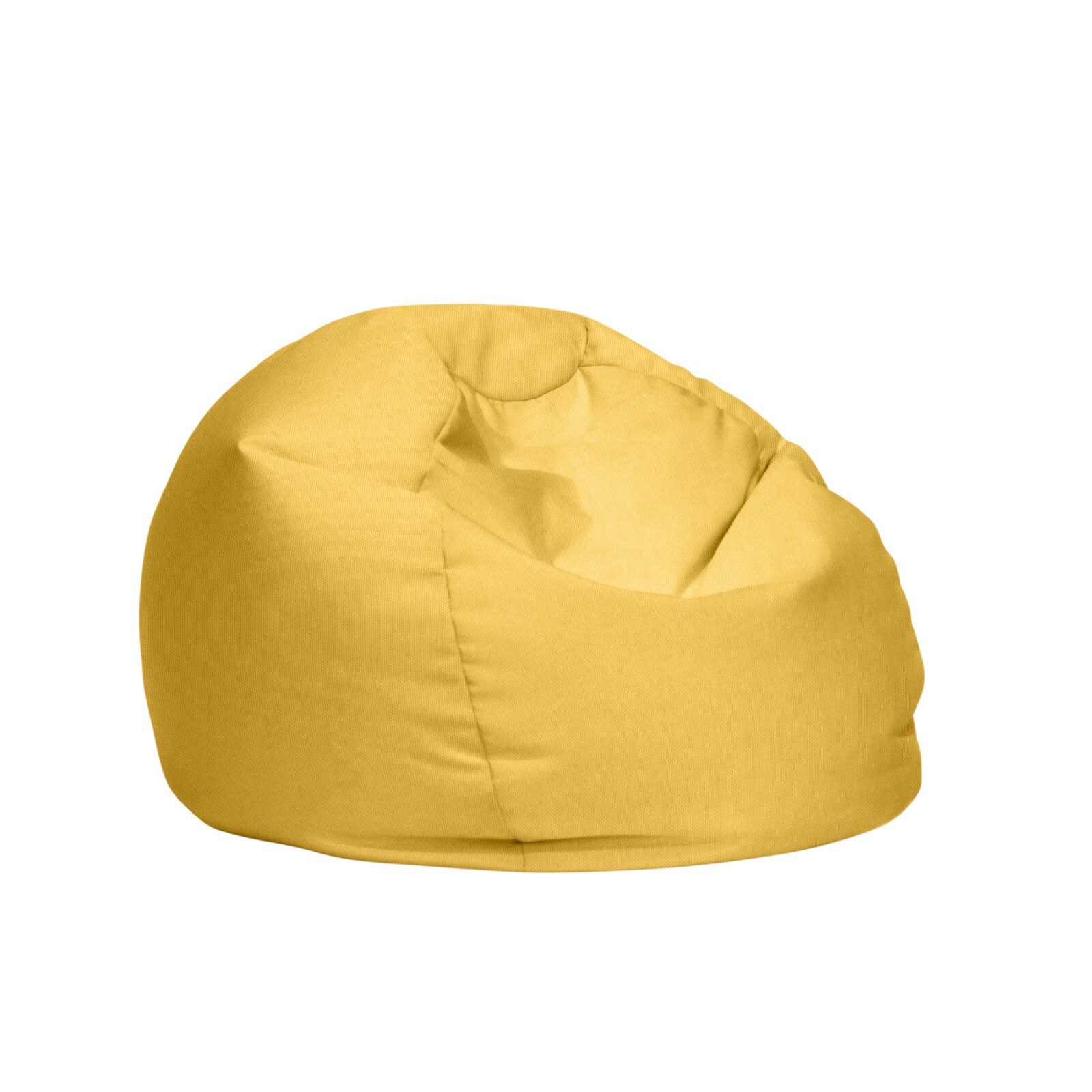Sorra Home Indoor/Outdoor Yellow Bean Bag Comfy Chair for All Ages