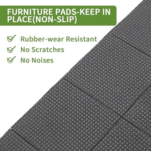 Non Slip Furniture Pads 16 PCS 2” Square – Anti Slip Square 2 inch 16PACK