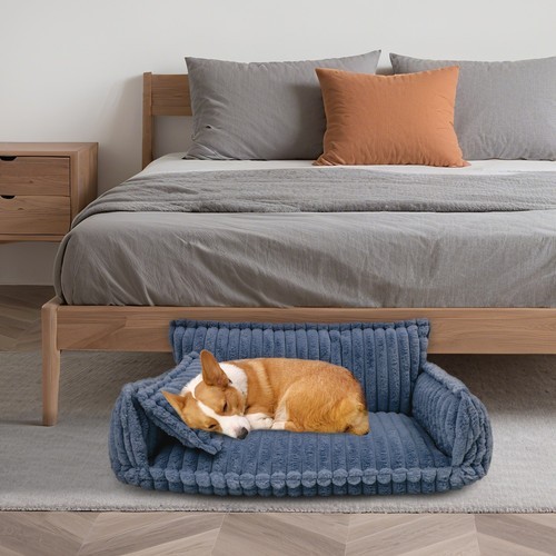 Pet Couch with Removable Washable Cover 100*67*40cm Pet Couch Bed for Dog Cat US