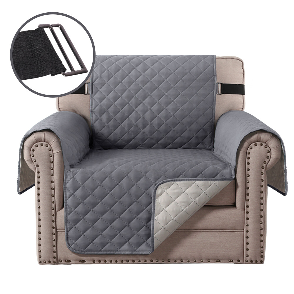 1/2/3 Seater Quilted Sofa Cover Throw Pet Sofa Protector Non Slip & Waterproof