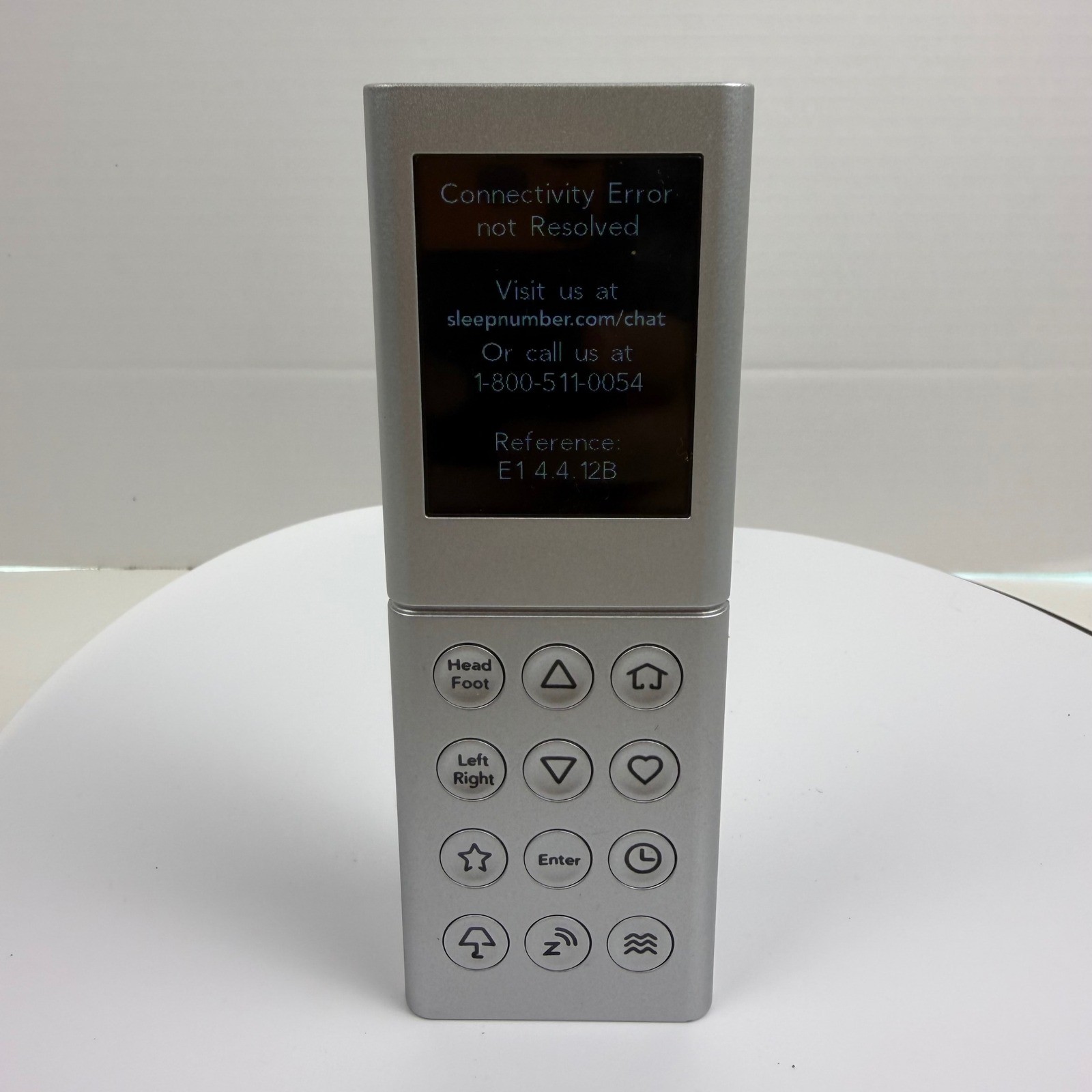 Sleep Number 360 Smart Bed Remote Control Silver LPM-5000 Replacement