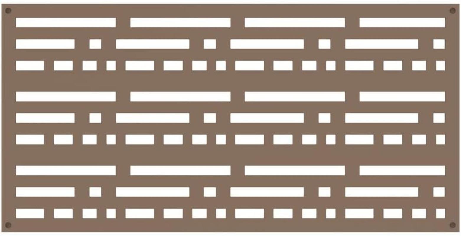 2’X4′ Morse Decorative Screen, Saddle