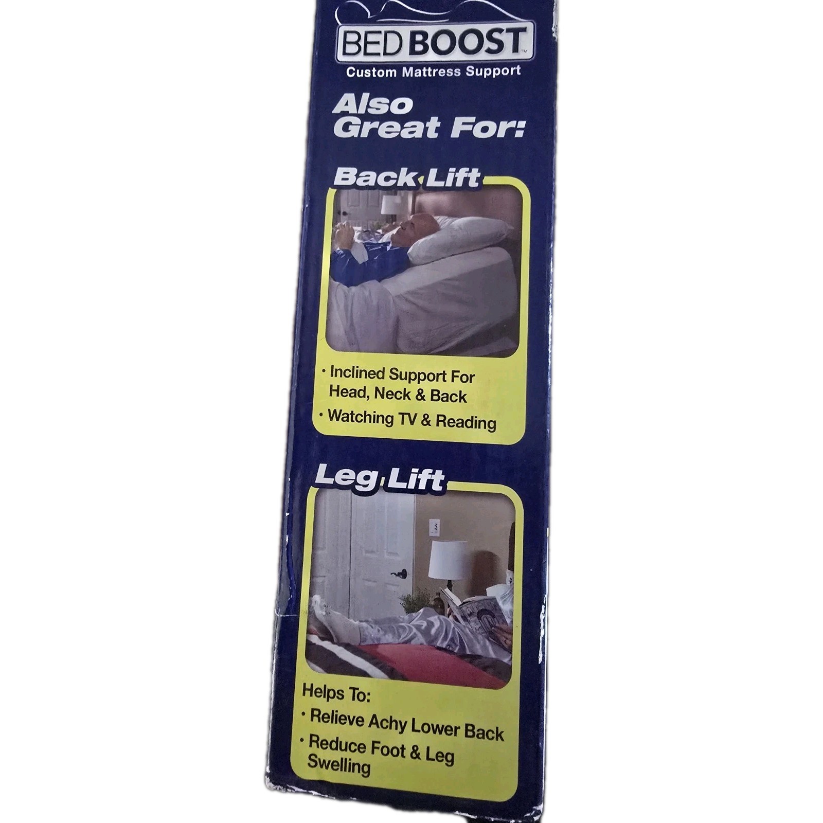 Bed Boost As Seen On TV with Pump Custom Mattress Support For Sagging Mattress.