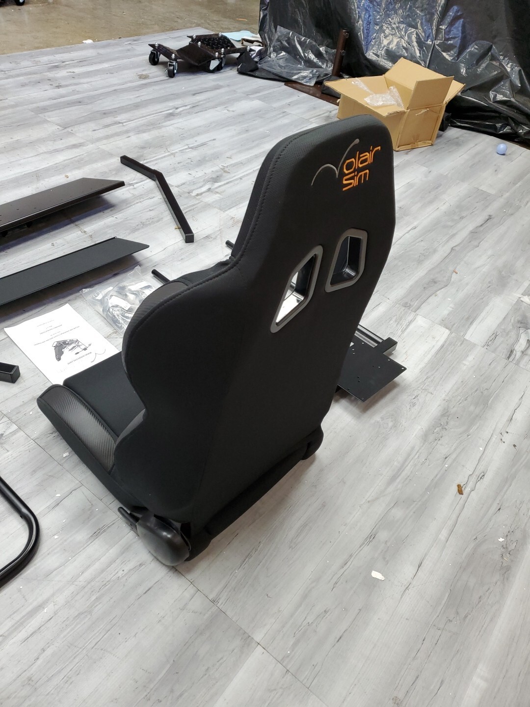 Volair Sim Universal Flight or Racing Simulator Cockpit -BOX 1 of 2 NOT COMPLETE