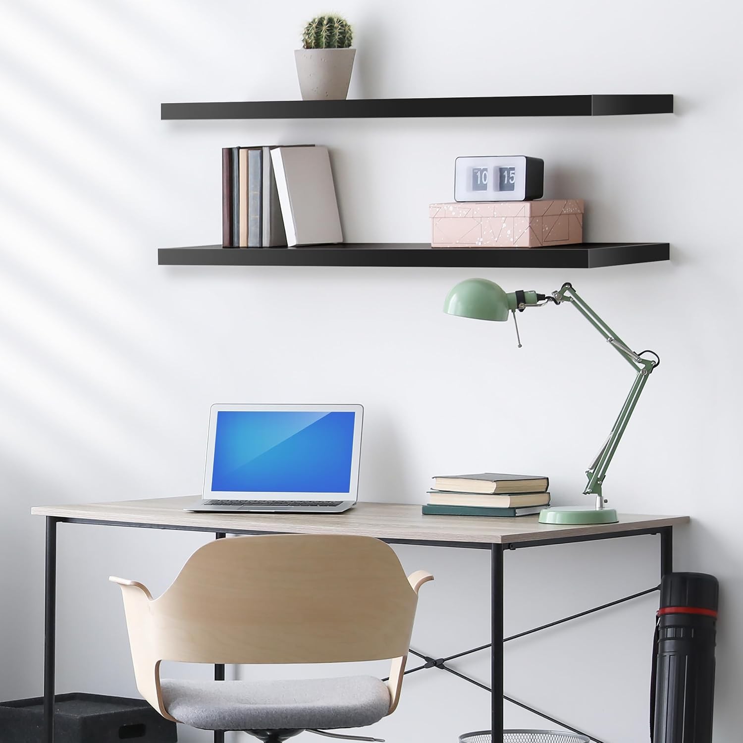 Sorbus Floating Shelves for Wall- 48 In Long Bathroom Shelves,Wall Decor(2 Pack)
