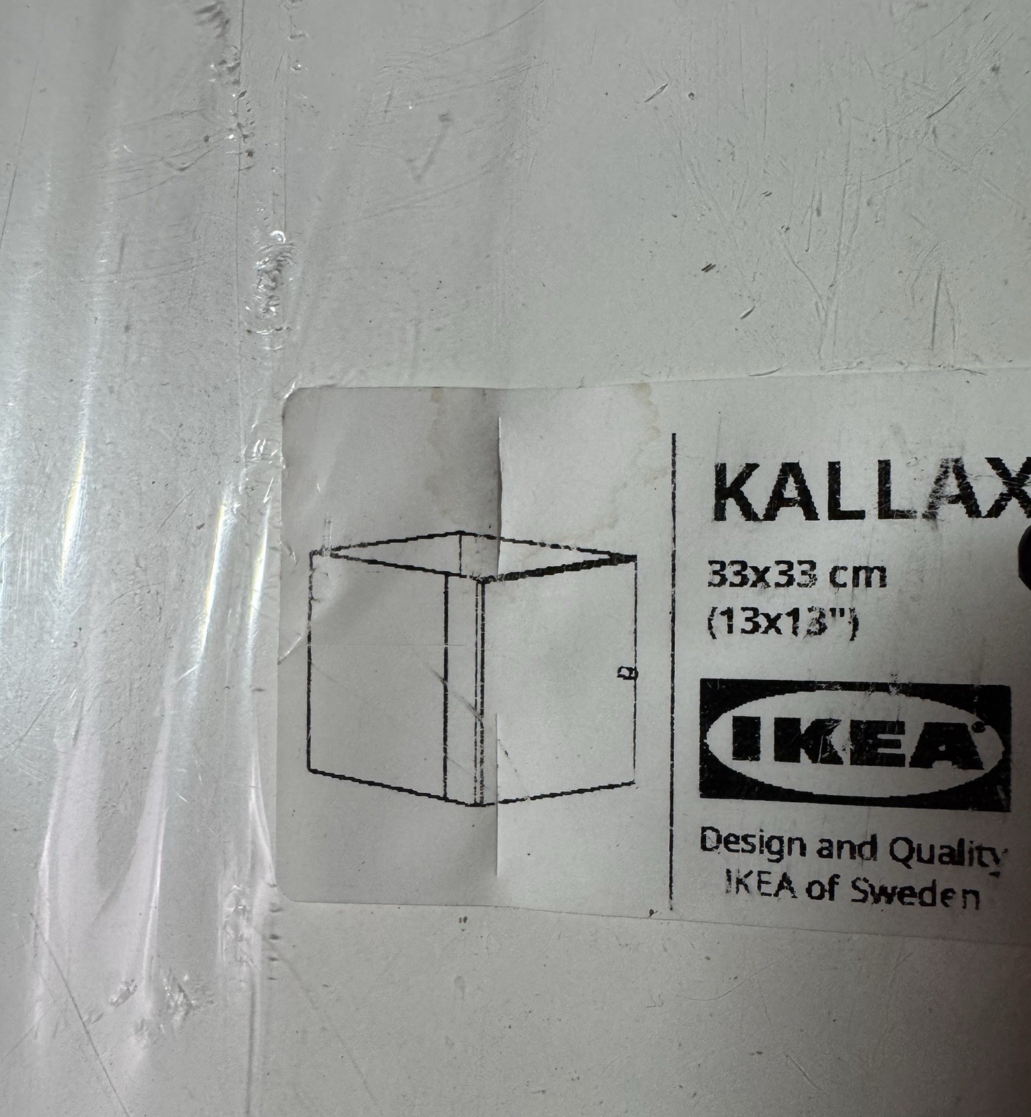 New IKEA KALLAX Insert With Door-White- 13×13″ 202.781.67