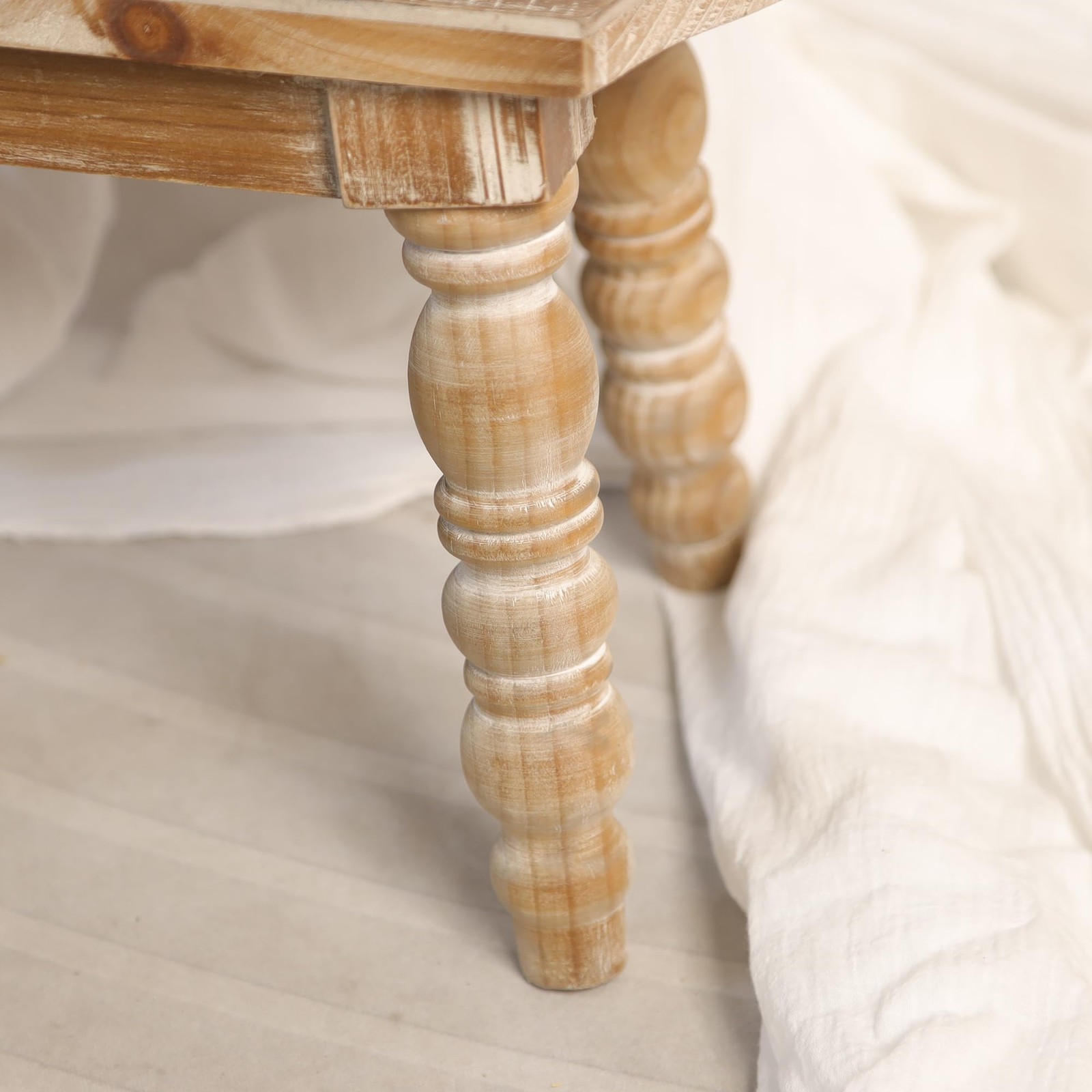 Wooden Bathroom Wood Foot Stool for Adults , Bedside Step Planter Stool for K…