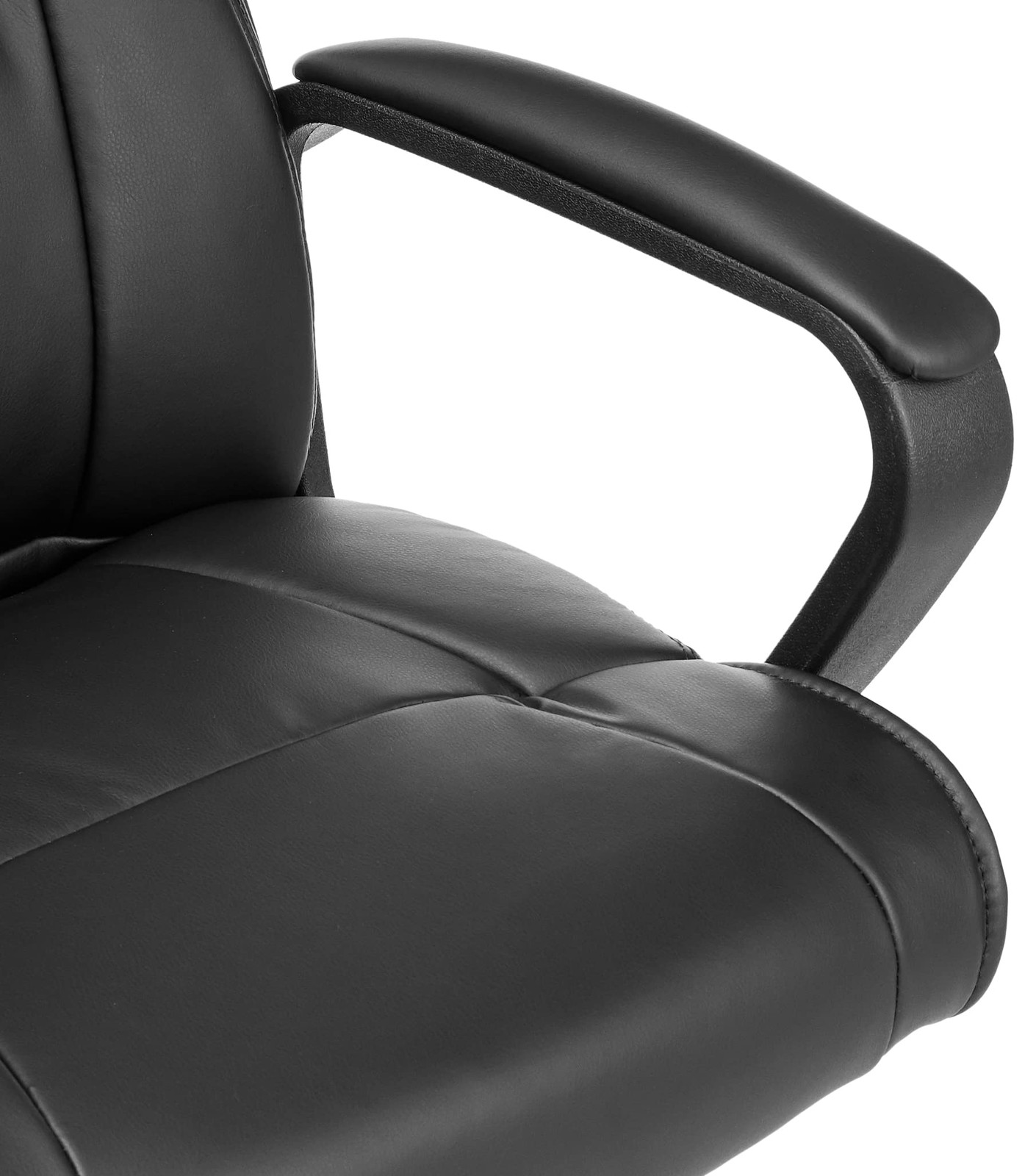 Amazon Basics Office Task Chair with Adjustable 24.2″D x 24″W x 38.6″H, Black