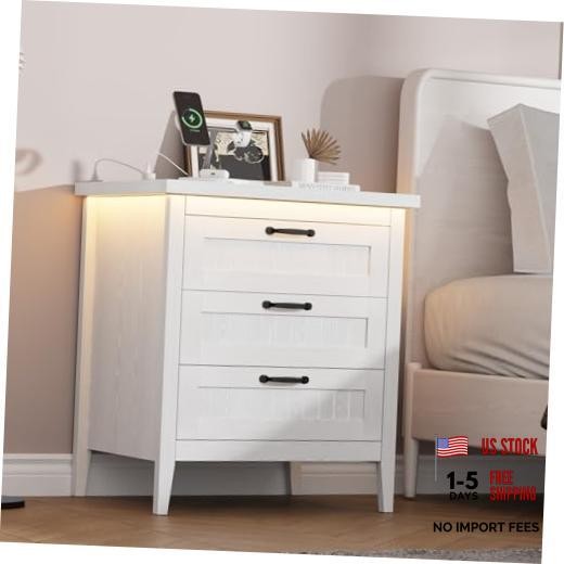 3 Drawer Dresser, 30.5in Dresser 15.6″D x 27.6″W x 30.5″H (3 Drawers) White