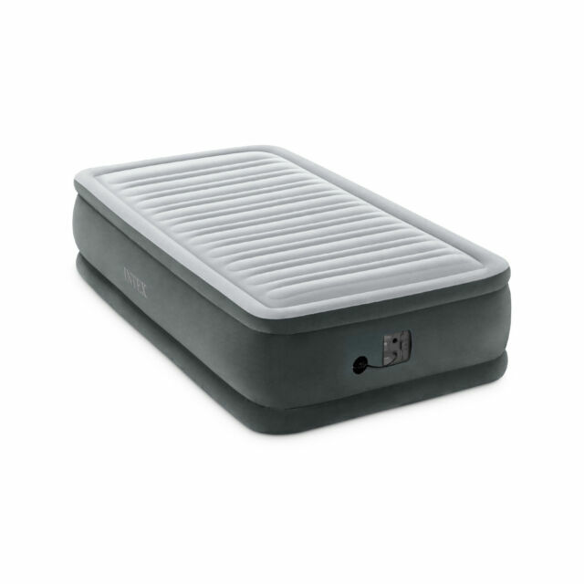 Intex 18in Twin Dura-Beam Comfort-Plush Airbed with QuickFill Plus Internal Pump