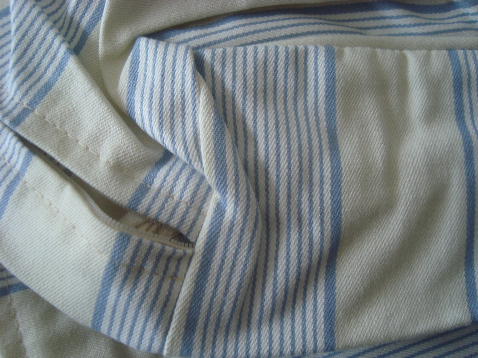 IKEA EKTORP 2-seat Sofa Bed Cover Sofabed Slipcover ORLUNDA BLUE CREAM Striped