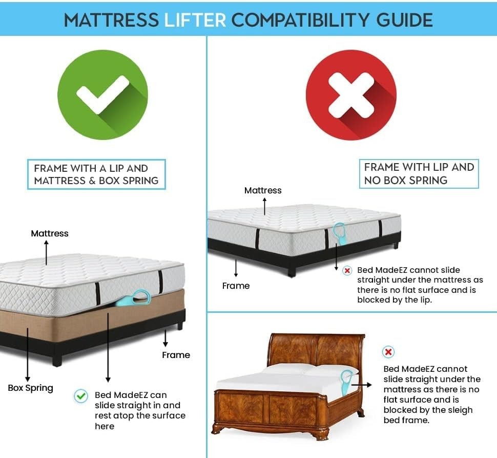 Mattress Lifter Bed Maker Tool for Changing Sheets and Making Bed