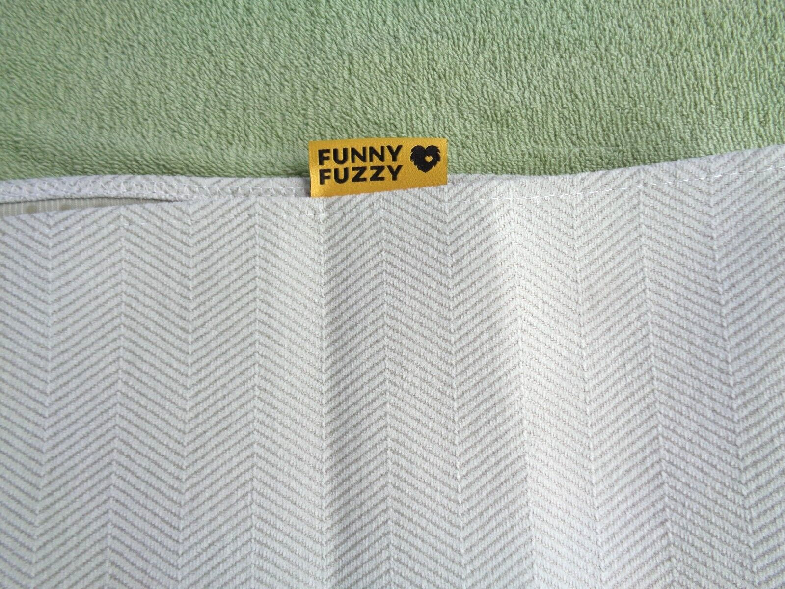 Funny Fuzzy Waterproof Herringbone Chenille Fabric 35 x 62 1/2″ Protection Cover