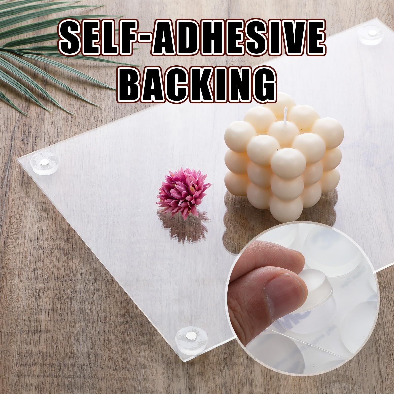 Glass Table Top Anti Slip Pad Self Adhesive Rubber Feet for Cutting Board,Drawer