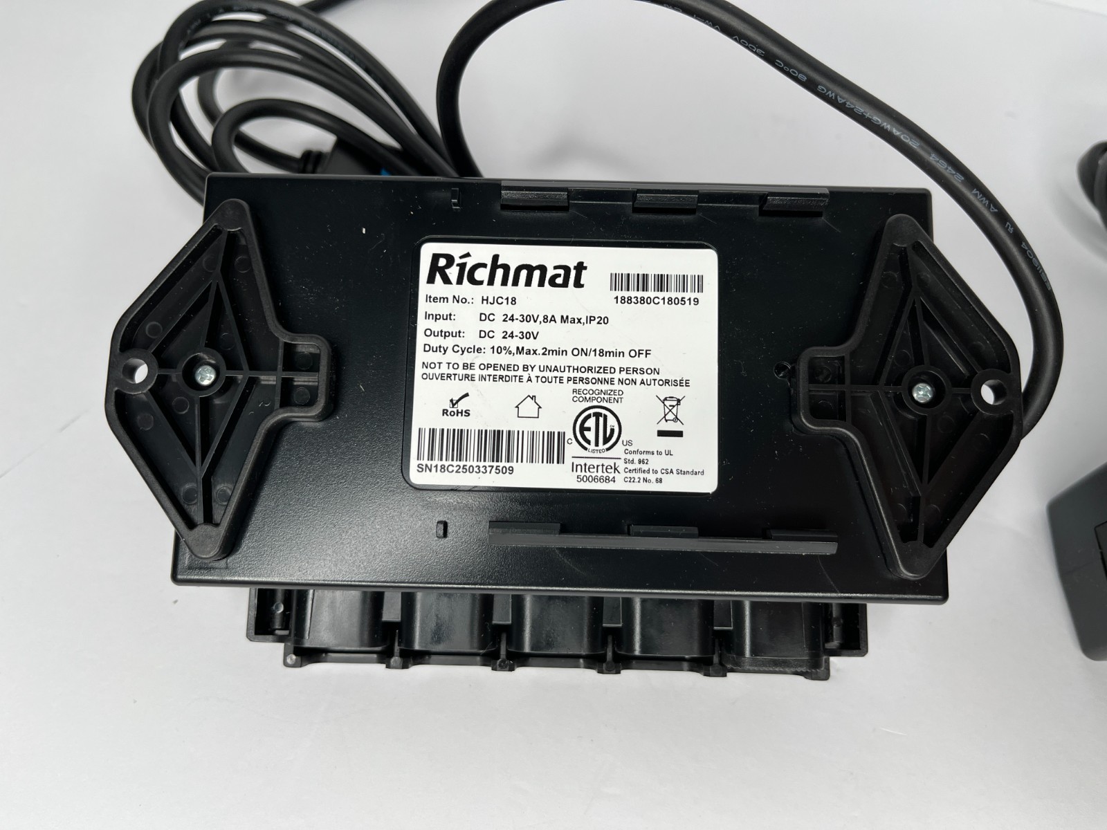 Richmat HJC18 Adjustable Bed Control Box Replacement NP/E2W 2.0