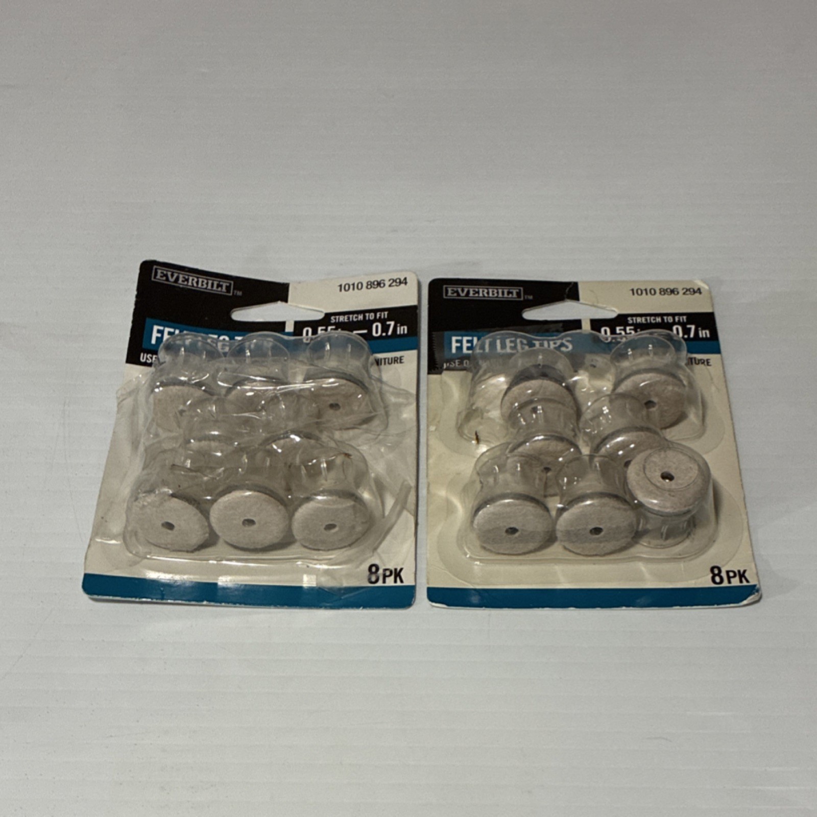 Everbilt Felt Round Chair/Table Leg Tips 0.55-0.7 in set of 15