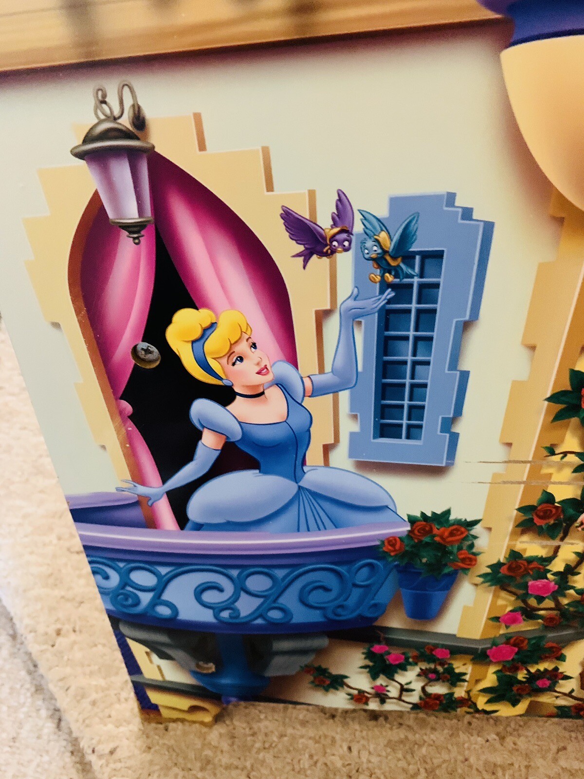 DISNEY PRINCESS Delta Enterprise Corp Shoe Rack Foot Stand Bench ©️2005- RARE!!