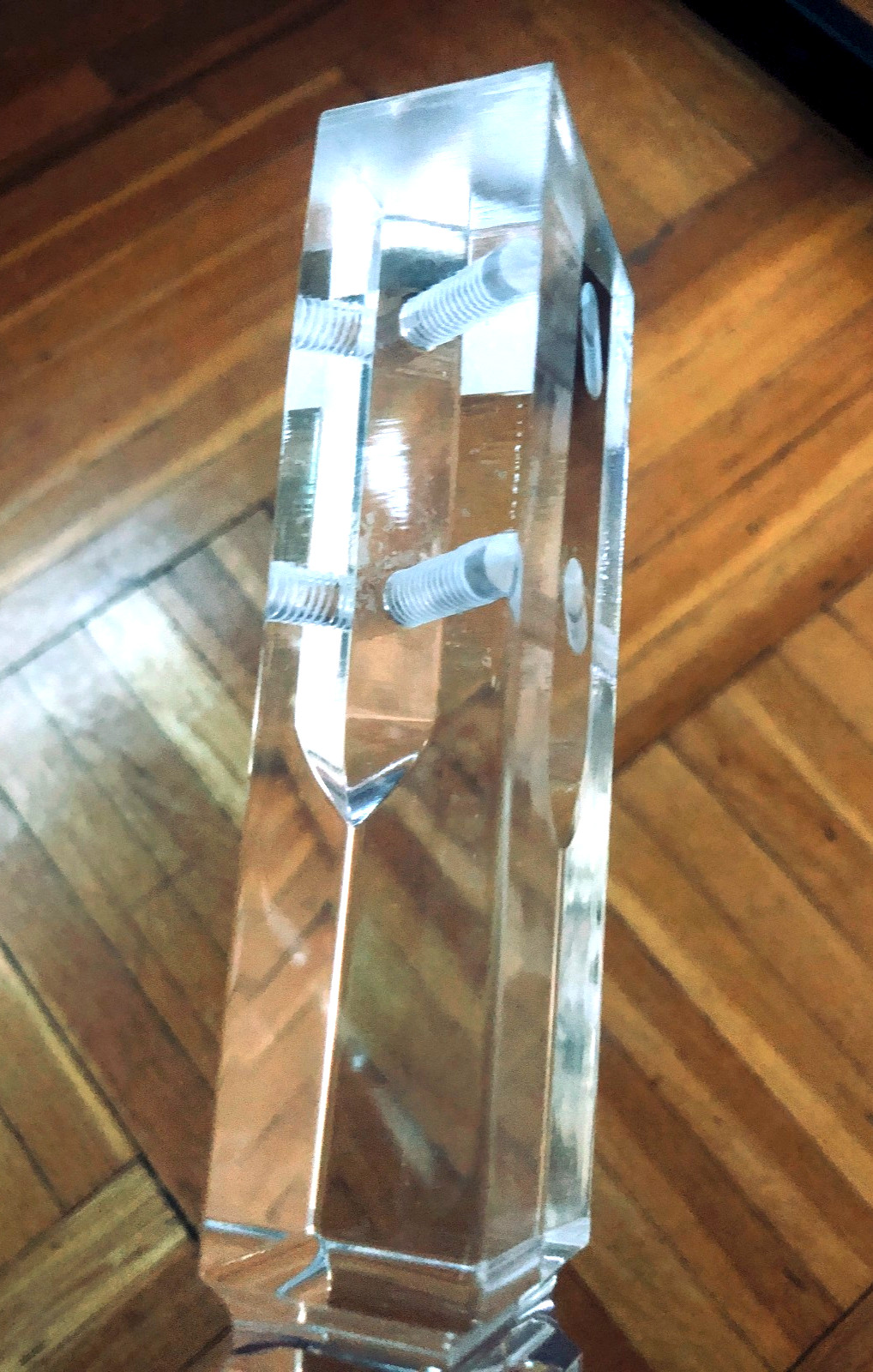 Clear Acrylic furniture legs Set of 4 15″ tall