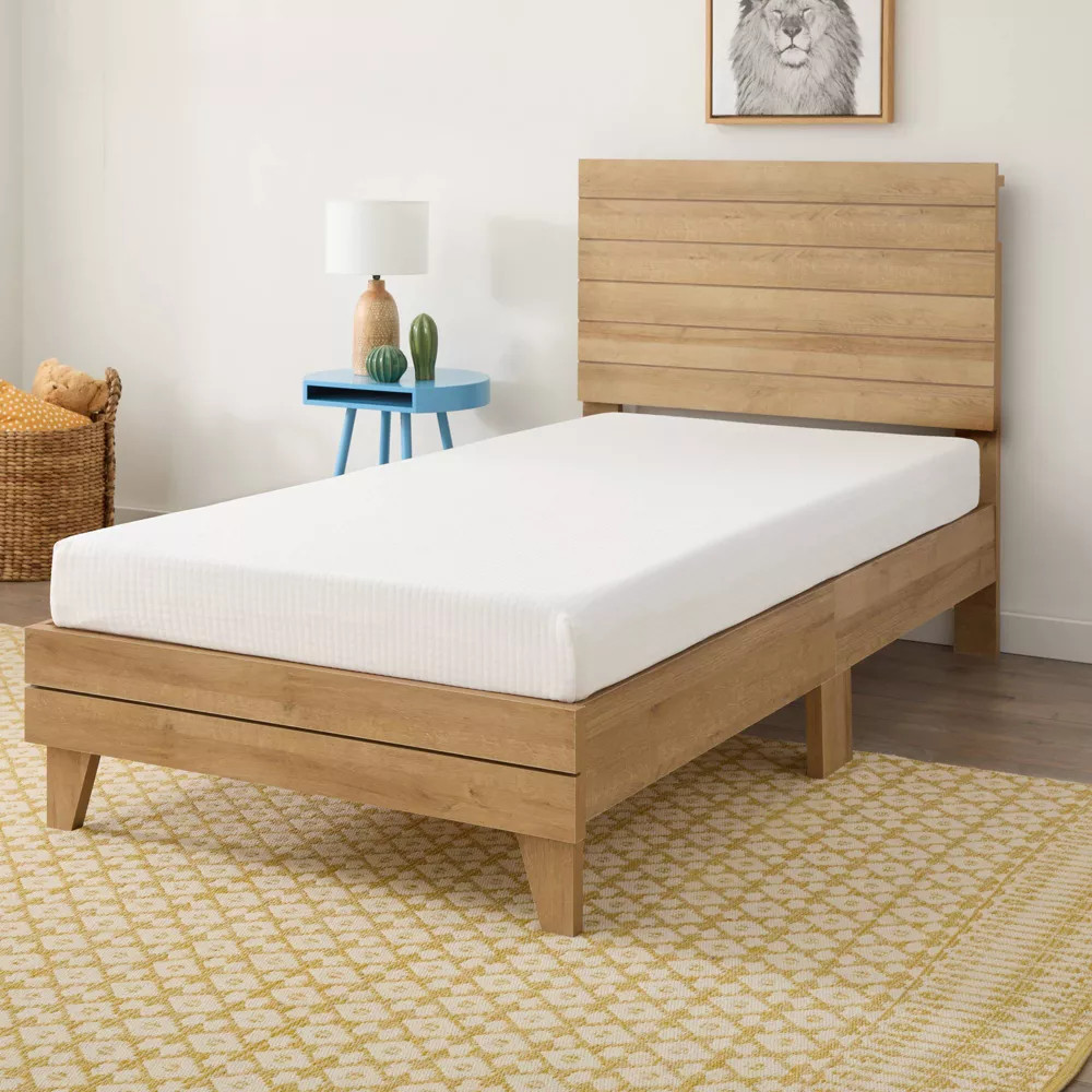 6″ Gel Memory Foam Mattress with Antimicrobial Fabric Cover – Queen –