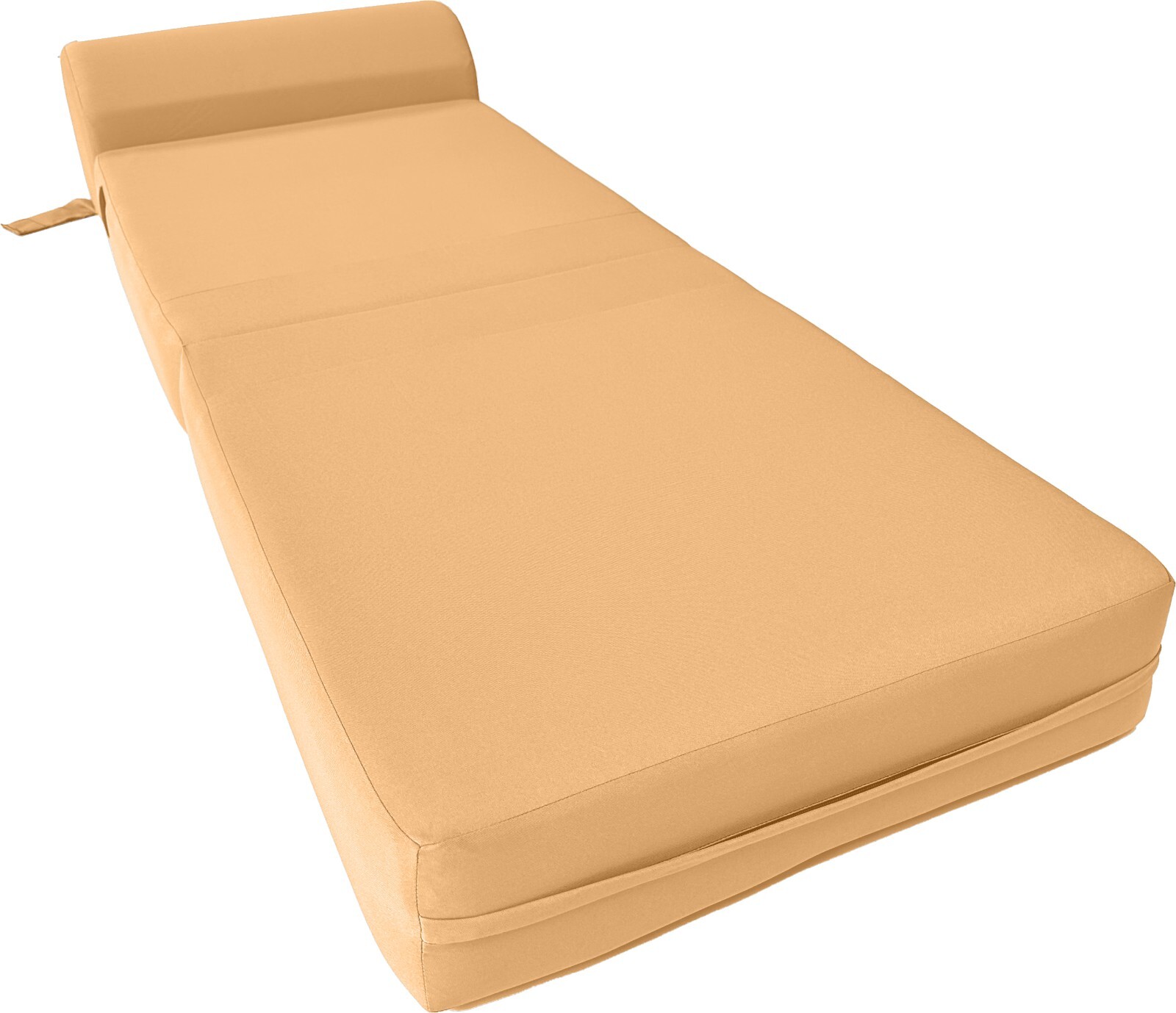 Sleeper Chair Folding Foam Beds, Portable Sofa Bed Sit Sleep 6 x 24 x 70 Peach