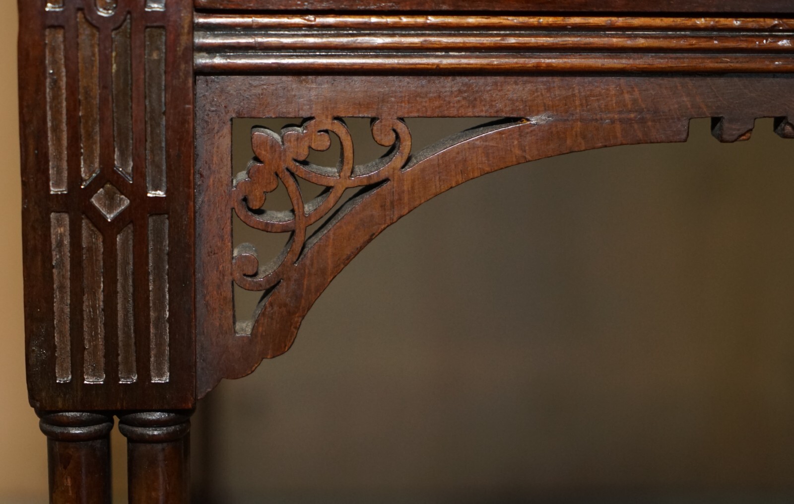 IMPORTANT ORIGINAL EDWARD & ROBERTS RESTORED CHINESE THOMAS CHIPPENDALE DESK