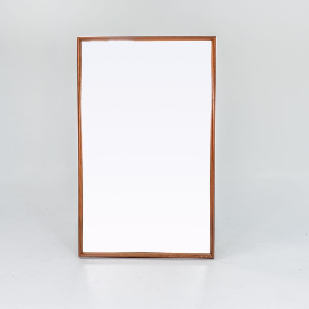 1960s Teak Rectangular Wall Mirror by Pedersen & Hansen for Viby J. of Denmark