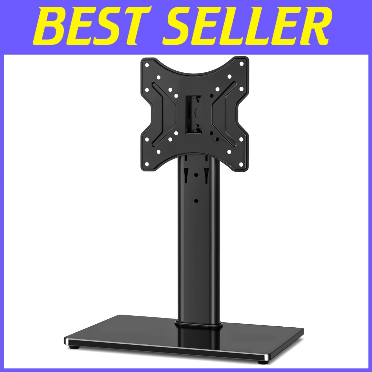 Center Pedestal TV Stand for 19″-43″ TVs, Swivel Functiont**