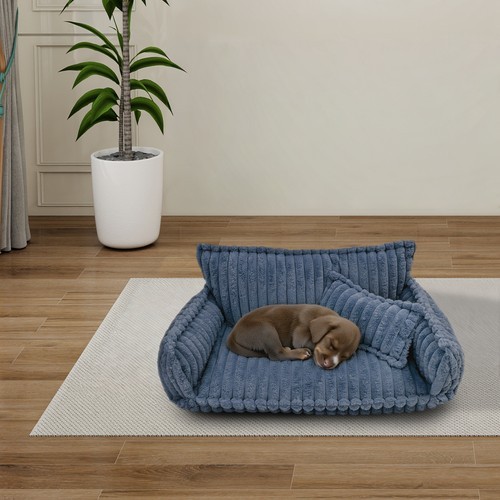 Pet Couch with Removable Washable Cover 100*67*40cm Pet Couch Bed for Dog Cat US